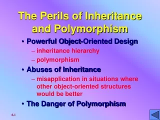 The Perils of Inheritance and Polymorphism