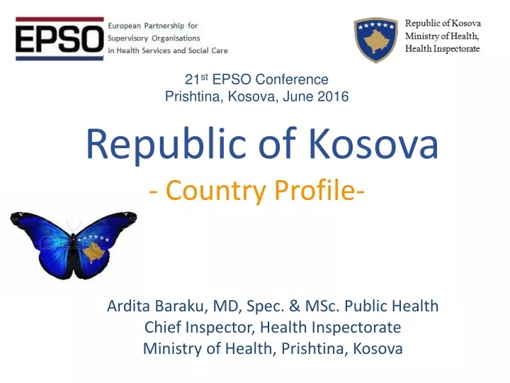 republic of kosova country profile