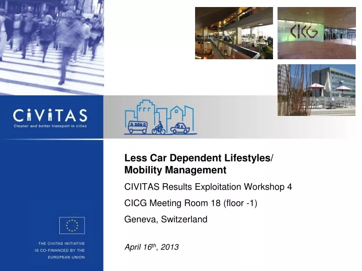 less car dependent lifestyles mobility management