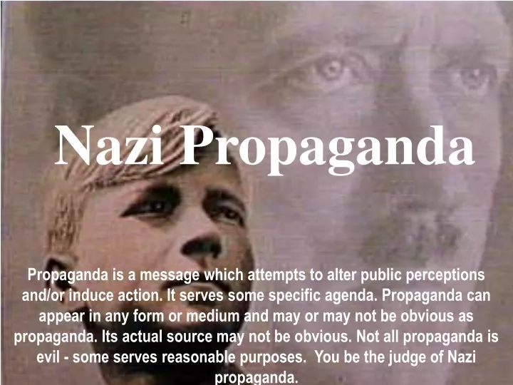 nazi propaganda