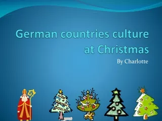 German countries culture at Christmas