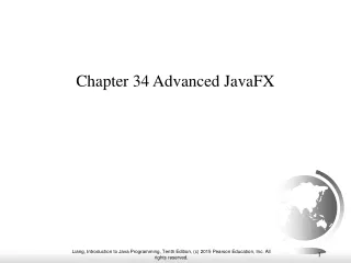 Chapter 34 Advanced JavaFX