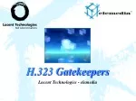 H.323 Gatekeepers - slide 1