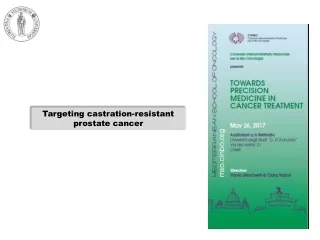 Targeting  castration-resistant  prostate cancer
