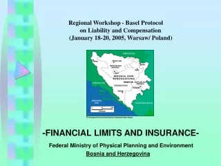 - FINANCIAL LIMITS AND INSURANCE- Federal Ministry of Physical Planning and Environment