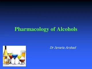 Pharmacology of Alcohols