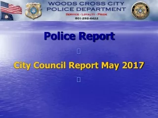 Police Report  City Council Report May 2017 