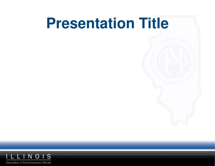 presentation title