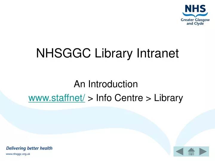 nhsggc library intranet