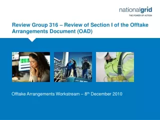 Review Group 316 – Review of Section I of the Offtake Arrangements Document (OAD)
