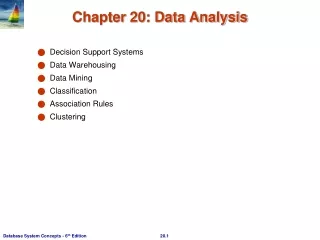 Chapter 20: Data Analysis