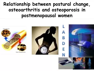 Relationship between postural change, osteoarthritis and osteoporosis in postmenopausal women