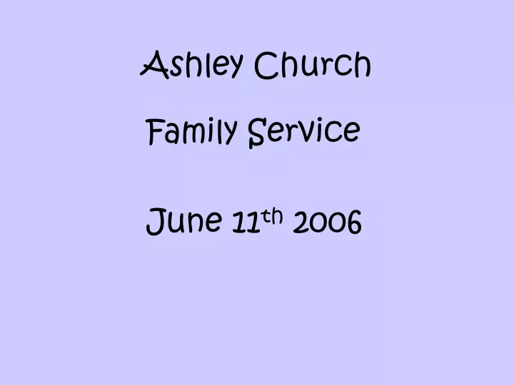 ashley church