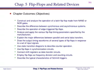 Chap. 5  Flip-Flops and Related Devices