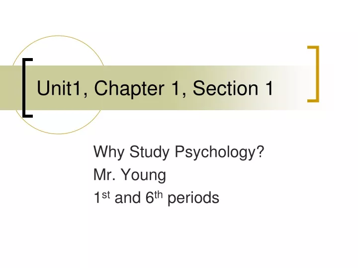 unit1 chapter 1 section 1