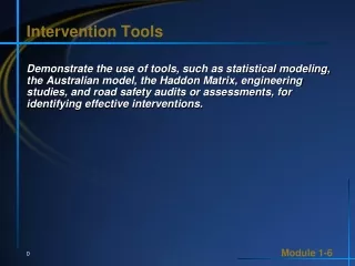 Intervention Tools