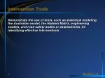 Road Safety Interventions with Statistical Models and Engineering Studies - slide 1