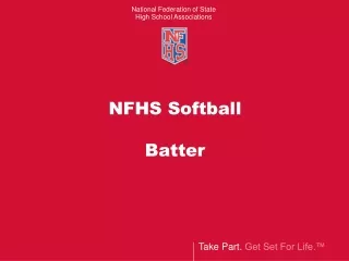 NFHS Softball Batter