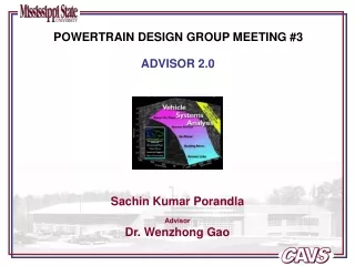POWERTRAIN DESIGN GROUP MEETING #3