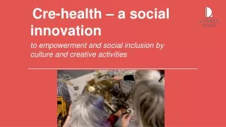 Cre-health – a social innovation