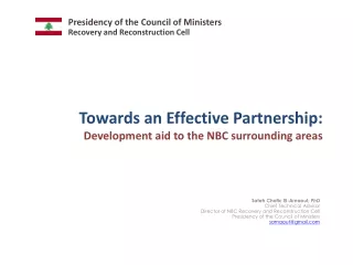 Towards an Effective Partnership: Development aid to the NBC surrounding areas