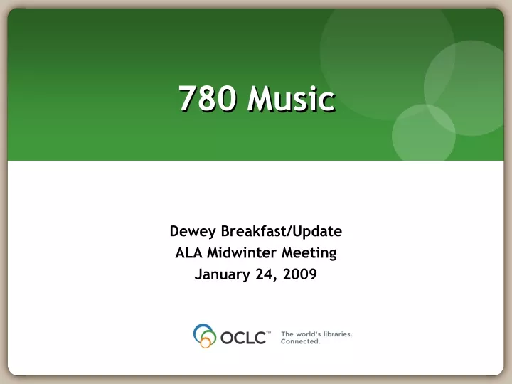 780 music