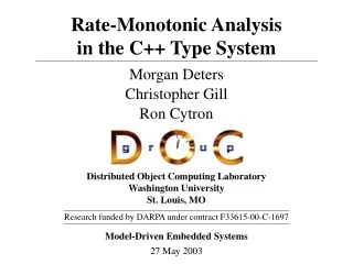 Rate-Monotonic Analysis in the C++ Type System