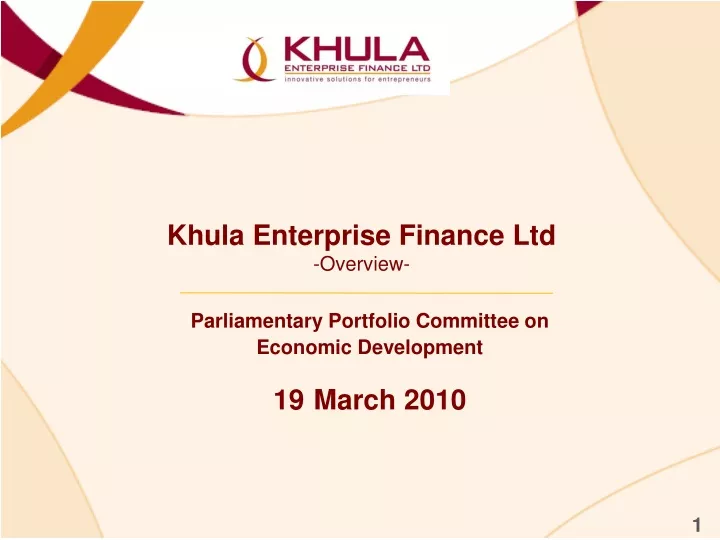 khula enterprise finance ltd overview
