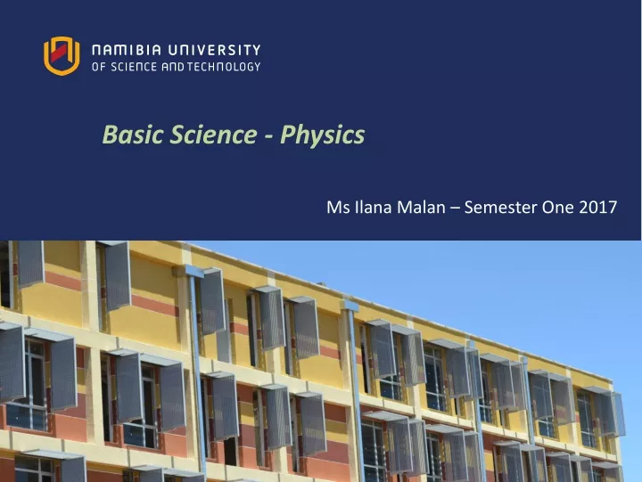 basic science physics