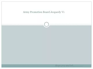 Army Promotion Board Jeopardy V1