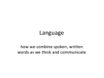 Language - slide 1
