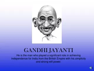 What is Gandhi Jayanti?