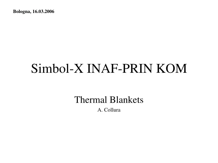 simbol x inaf prin kom