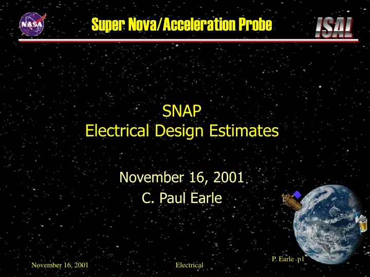 snap electrical design estimates