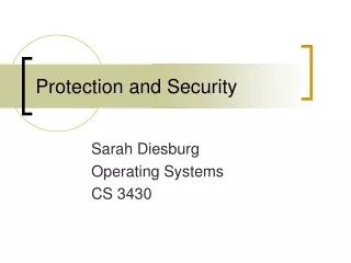 Protection and Security