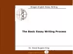 Mastering the Essay Writing Process: Constructing Essays with Logic and Flow - slide 1