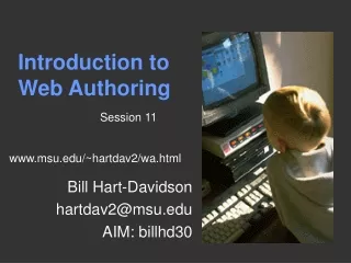 Introduction to  Web Authoring
