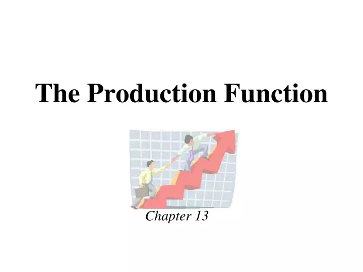 the production function