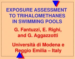 G. Fantuzzi, E. Righi,  and G. Aggazzotti