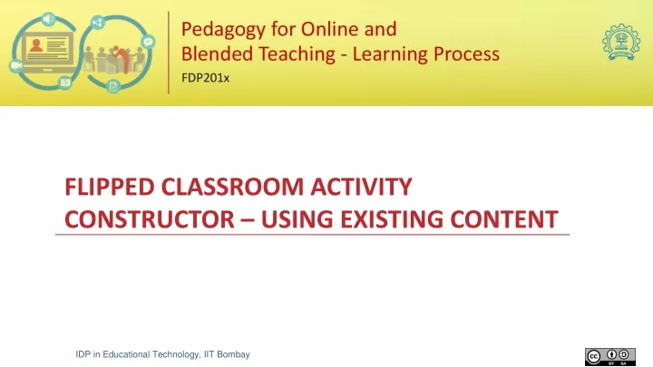 flipped classroom activity constructor using