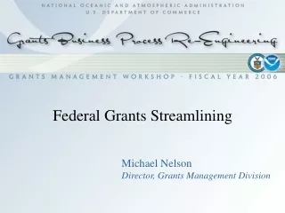 Federal Grants Streamlining