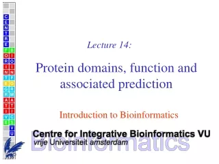 Protein domains, function and associated prediction