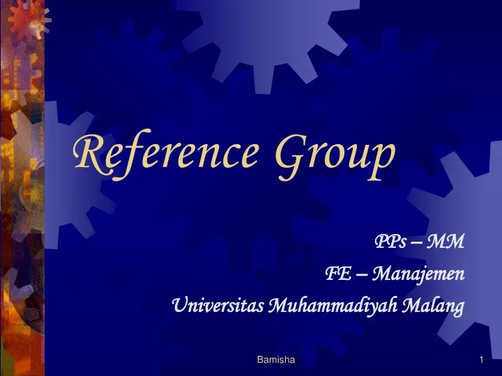 reference group