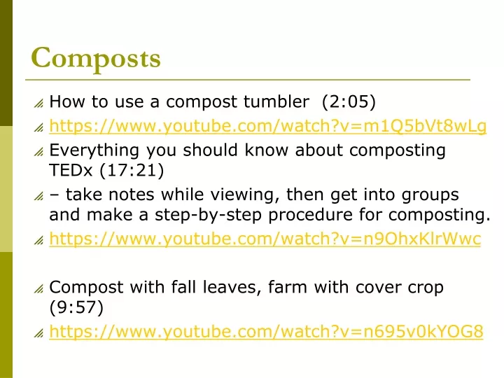 composts