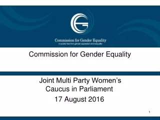 Commission for Gender Equality