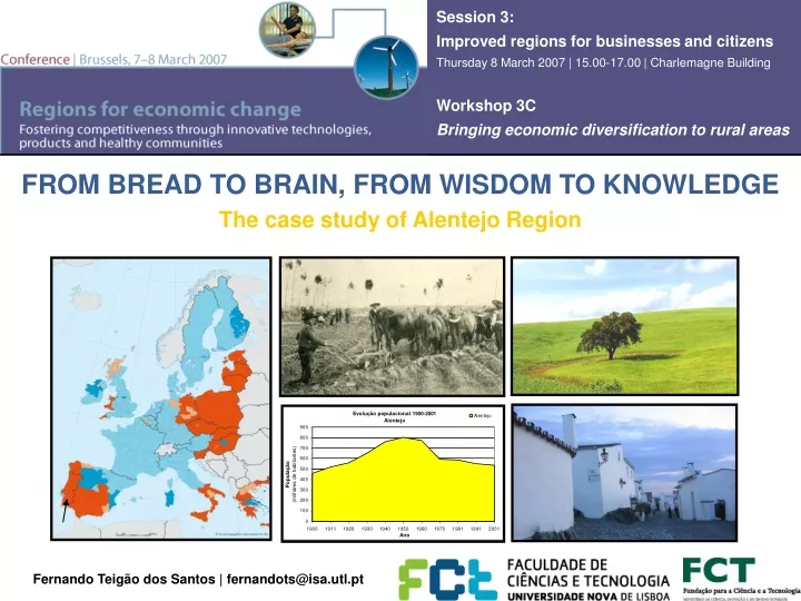 from bread to brain from wisdom to knowledge the case study of alentejo region