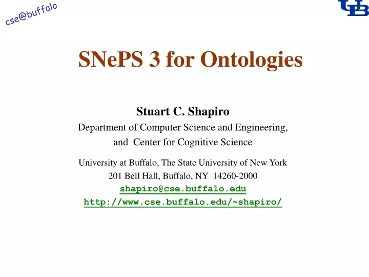 sneps 3 for ontologies