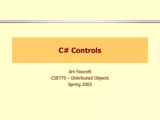C# Controls
