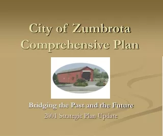 City of Zumbrota Comprehensive Plan