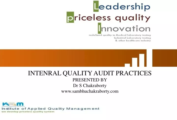 intenral quality audit practices presented